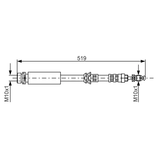 Brzdová hadica BOSCH 1 987 476 993