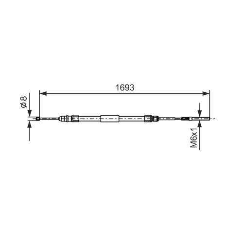 Ťažné lanko parkovacej brzdy 1 987 477 532 /BOSCH/ - obr. 4