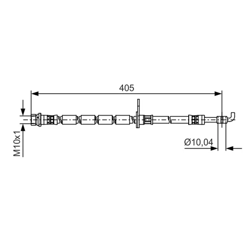 Brzdová hadica 1 987 481 524 /BOSCH/