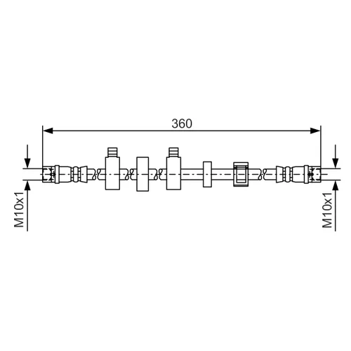 Brzdová hadica BOSCH 1 987 481 538 - obr. 4