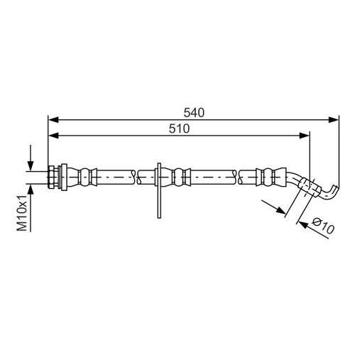 Brzdová hadica BOSCH 1 987 481 560 - obr. 4