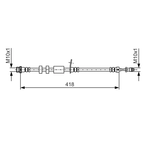 Brzdová hadica BOSCH 1 987 481 978 - obr. 4