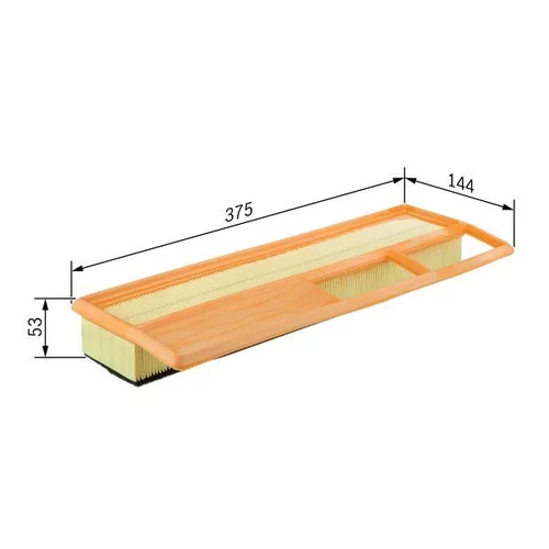 Vzduchový filter F 026 400 002 /BOSCH/ - obr. 4