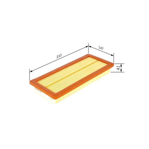 Vzduchový filter BOSCH F 026 400 382 - obr. 4