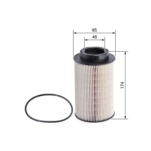 Palivový filter BOSCH F 026 402 028 - obr. 4