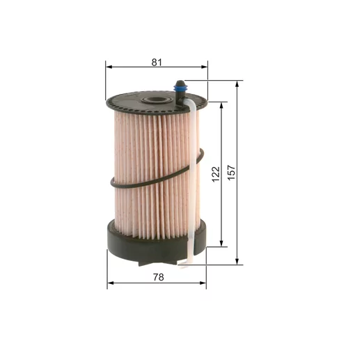 Palivový filter BOSCH F 026 402 217 - obr. 4