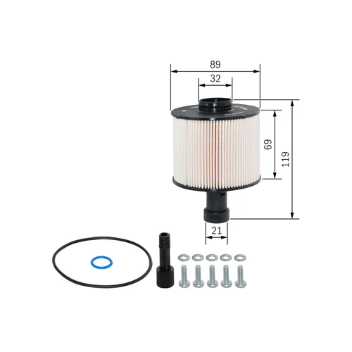 Palivový filter F 026 402 825 /BOSCH/ - obr. 4