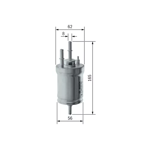 Palivový filter F 026 403 006 /BOSCH/ - obr. 4