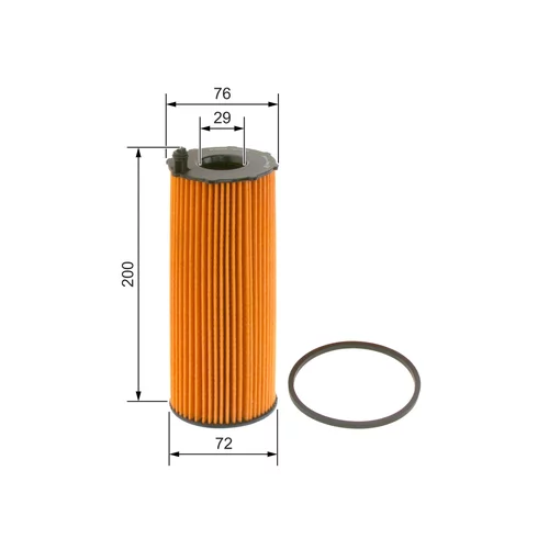 Olejový filter BOSCH F 026 407 002 - obr. 4