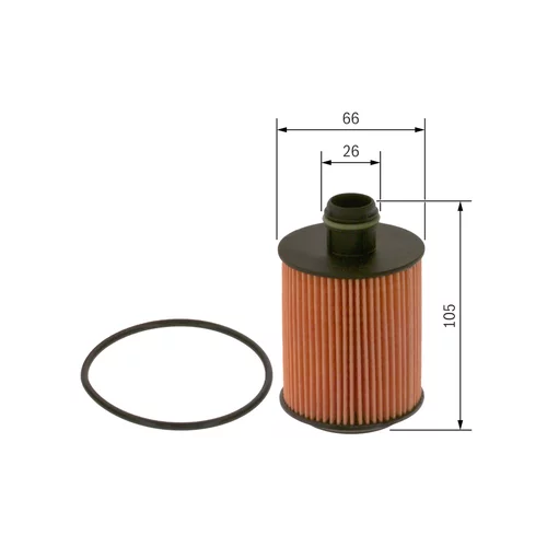 Olejový filter BOSCH F 026 407 096 - obr. 4