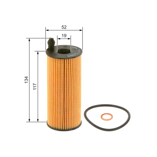 Olejový filter BOSCH F 026 407 123 - obr. 4