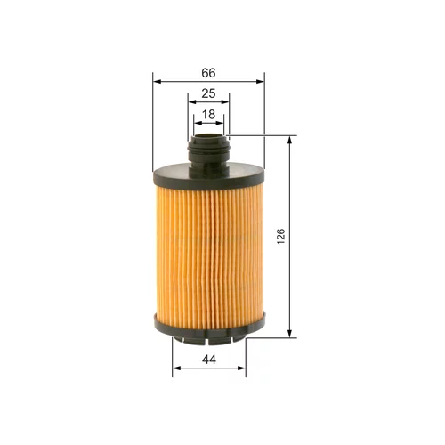 Olejový filter BOSCH F 026 407 258 - obr. 4