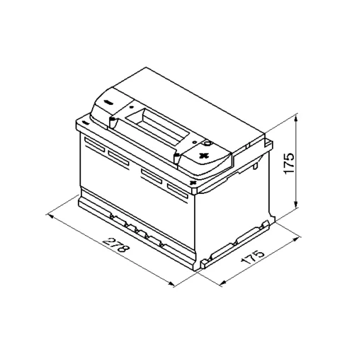 Štartovacia batéria BOSCH 0 092 S40 070 - obr. 5