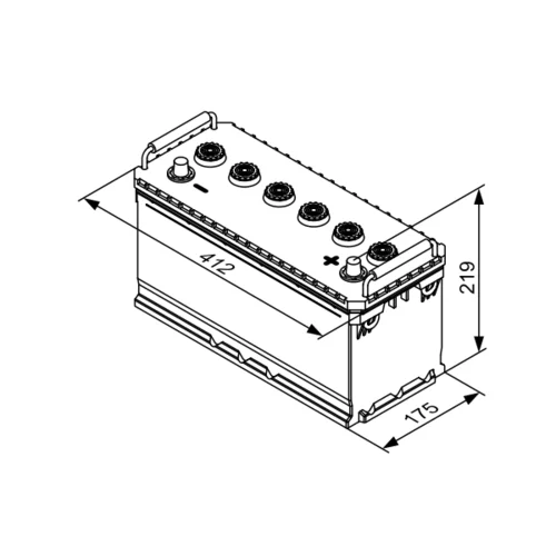 Štartovacia batéria BOSCH 0 092 T30 730 - obr. 4