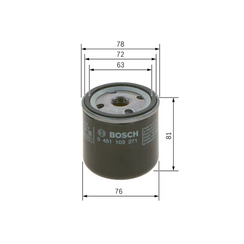 Olejový filter BOSCH 0 451 103 271 - obr. 4