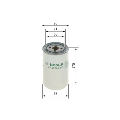 Olejový filter BOSCH 0 451 203 226