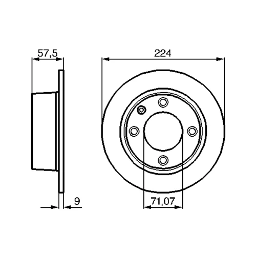 Brzdový kotúč 0 986 478 604 /BOSCH/ - obr. 4