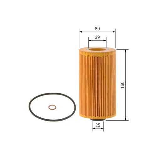 Olejový filter BOSCH 1 457 429 141 - obr. 4