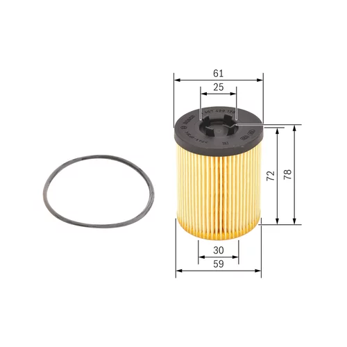 Olejový filter BOSCH 1 457 429 178 - obr. 4