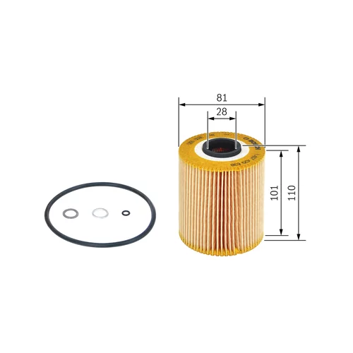 Olejový filter BOSCH 1 457 429 638 - obr. 4