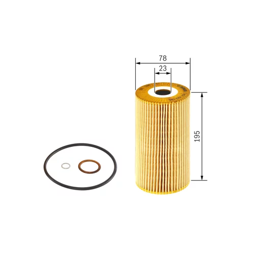 Olejový filter BOSCH 1 457 429 646 - obr. 4