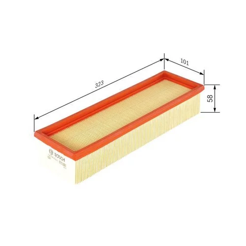 Vzduchový filter BOSCH 1 457 433 260 - obr. 4