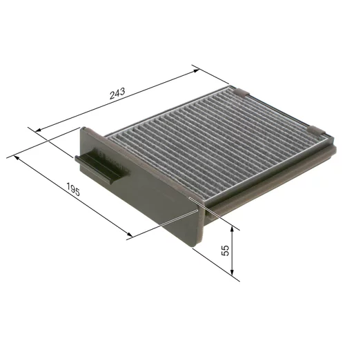 Filter vnútorného priestoru BOSCH 1 987 435 600 - obr. 4