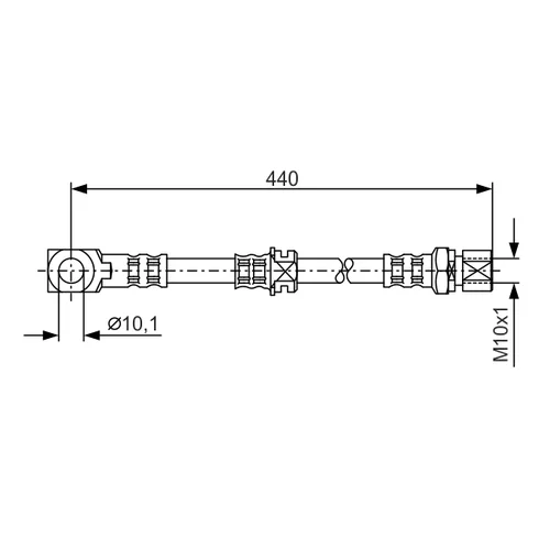 Brzdová hadica BOSCH 1 987 476 694 - obr. 4