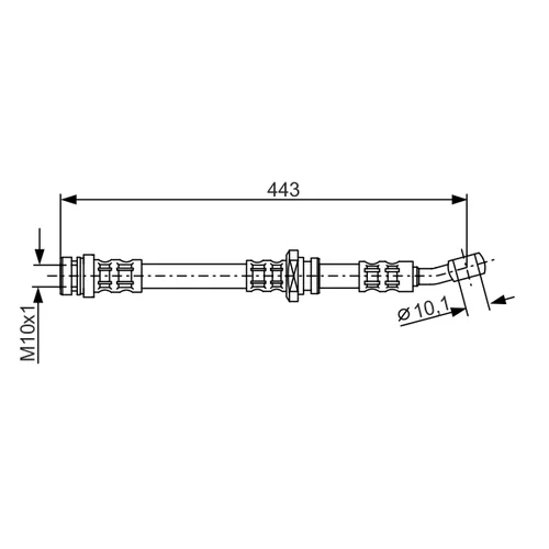 Brzdová hadica BOSCH 1 987 476 909 - obr. 4