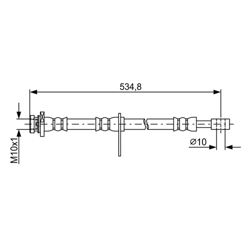 Brzdová hadica BOSCH 1 987 481 851 - obr. 4