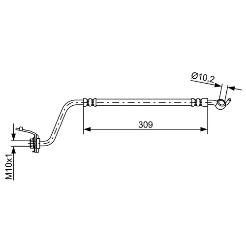 Brzdová hadica BOSCH 1 987 481 890 - obr. 4