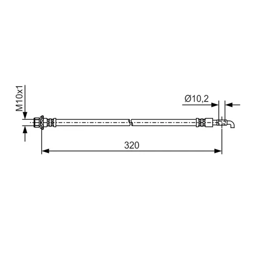 Brzdová hadica 1 987 481 A38 /BOSCH/ - obr. 4