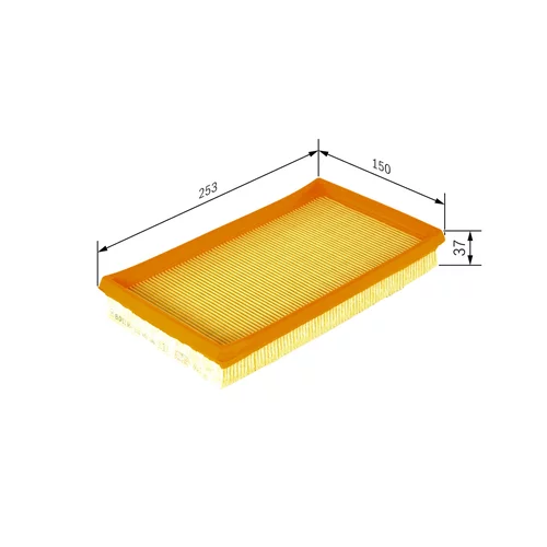 Vzduchový filter F 026 400 045 /BOSCH/ - obr. 4