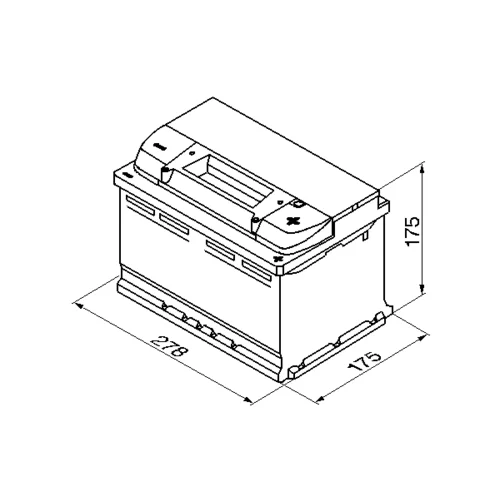 Štartovacia batéria BOSCH 0 092 S50 070 - obr. 5