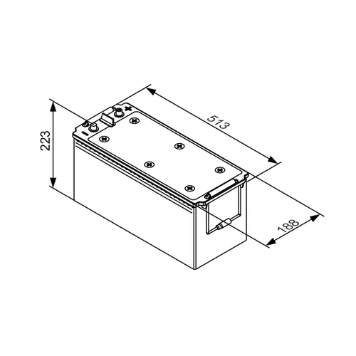 Štartovacia batéria BOSCH 0 092 T30 540 - obr. 4