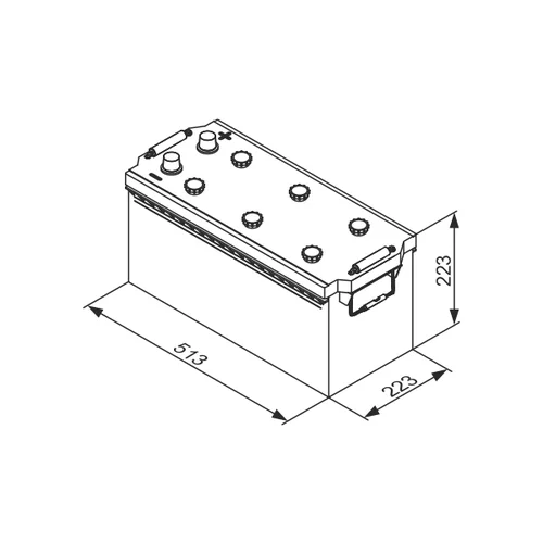 Štartovacia batéria BOSCH 0 092 T30 770 - obr. 4