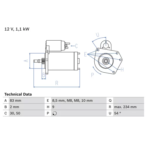 Štartér 0 986 016 800 /BOSCH/ - obr. 4