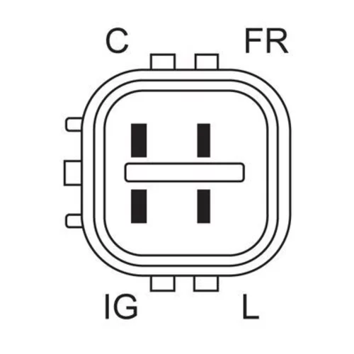 Alternátor BOSCH 0 986 082 410 - obr. 1