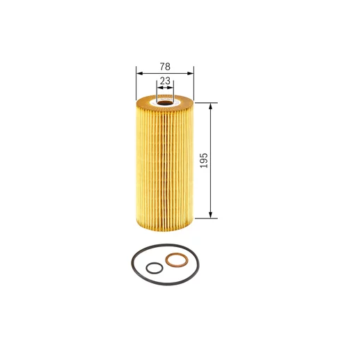 Olejový filter BOSCH 1 457 429 277 - obr. 4