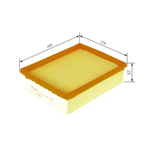 Vzduchový filter BOSCH 1 457 433 280 - obr. 4