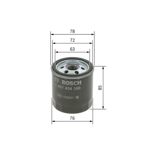 Palivový filter 1 457 434 300 /BOSCH/ - obr. 4