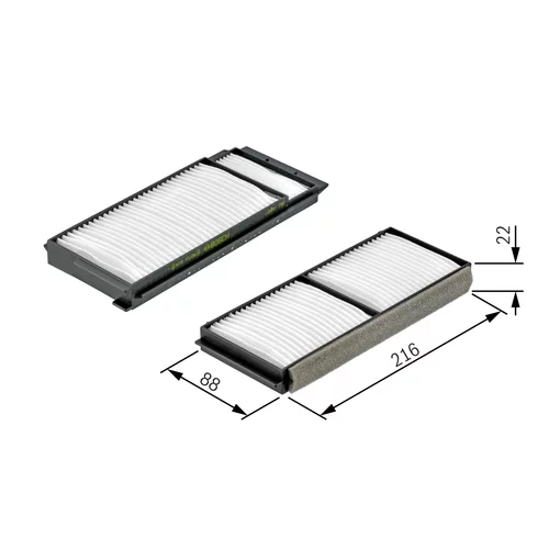 Filter vnútorného priestoru 1 987 432 163 /BOSCH/ - obr. 4