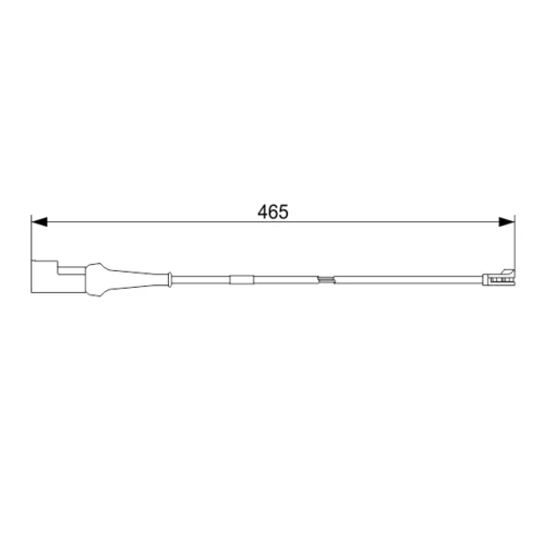 Výstražný kontakt opotrebenia brzdového obloženia BOSCH 1 987 473 573 - obr. 4