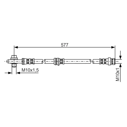 Brzdová hadica BOSCH 1 987 476 282 - obr. 4