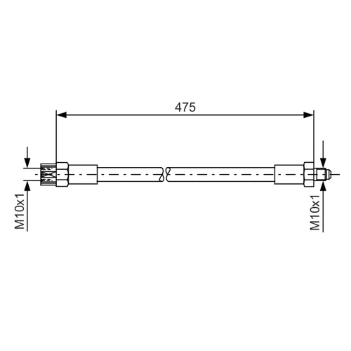 Brzdová hadica BOSCH 1 987 476 391 - obr. 3