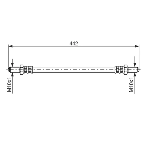 Brzdová hadica BOSCH 1 987 476 469 - obr. 3