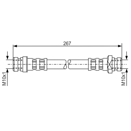 Brzdová hadica BOSCH 1 987 476 901 - obr. 4