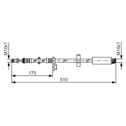 Brzdová hadica BOSCH 1 987 481 453 - obr. 4