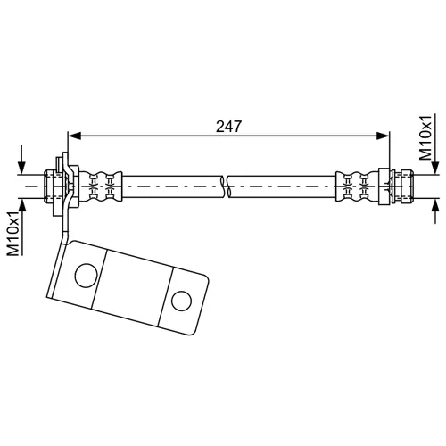 Brzdová hadica BOSCH 1 987 481 765 - obr. 4