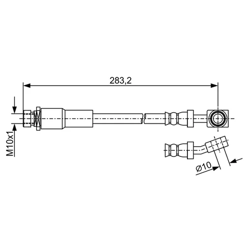 Brzdová hadica BOSCH 1 987 481 972 - obr. 4